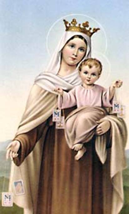 Image result for our lady of mount carmel